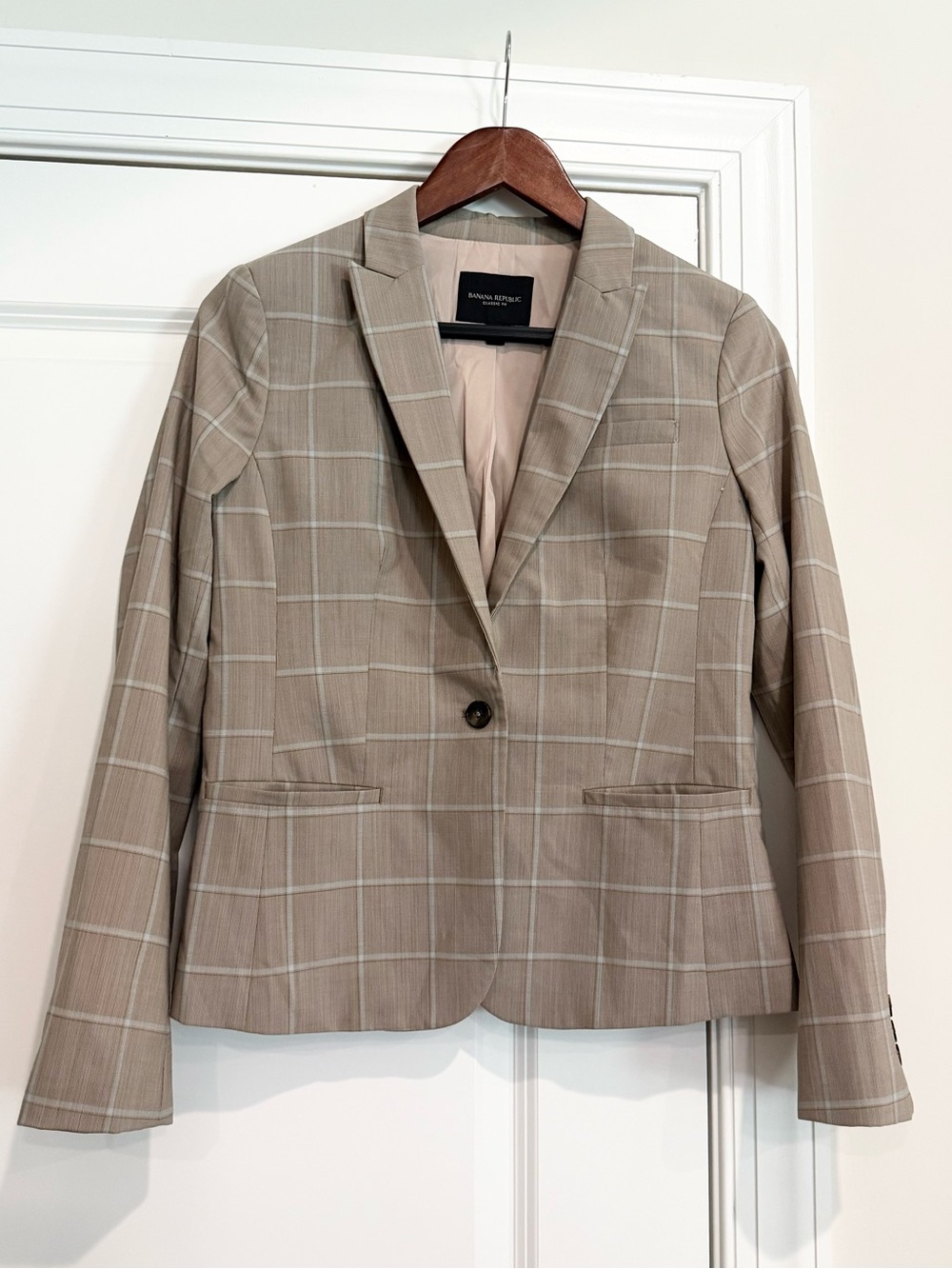 Banana Republic Windowpane Blazer